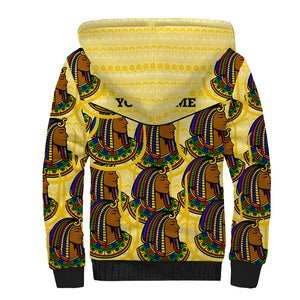 Personalized Daughters Of Isis Sherpa Hoodie Ancient Egyptian Goddess Pharaoh