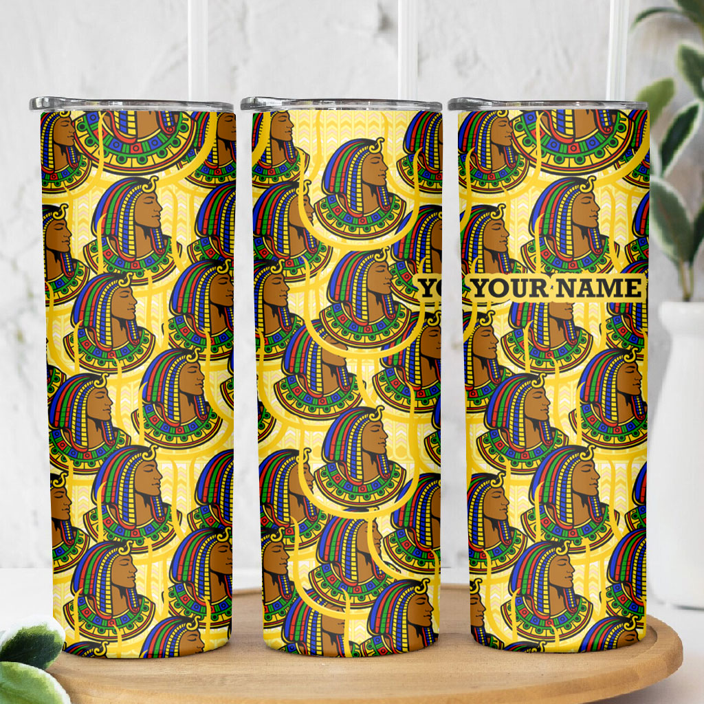 Personalized Daughters Of Isis Skinny Tumbler Ancient Egyptian Goddess Pharaoh