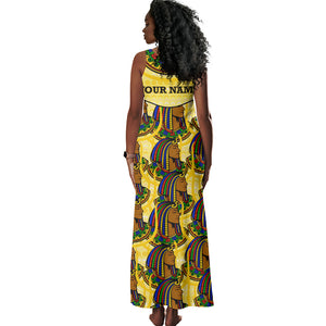 Personalized Daughters Of Isis Tank Maxi Dress Ancient Egyptian Goddess Pharaoh