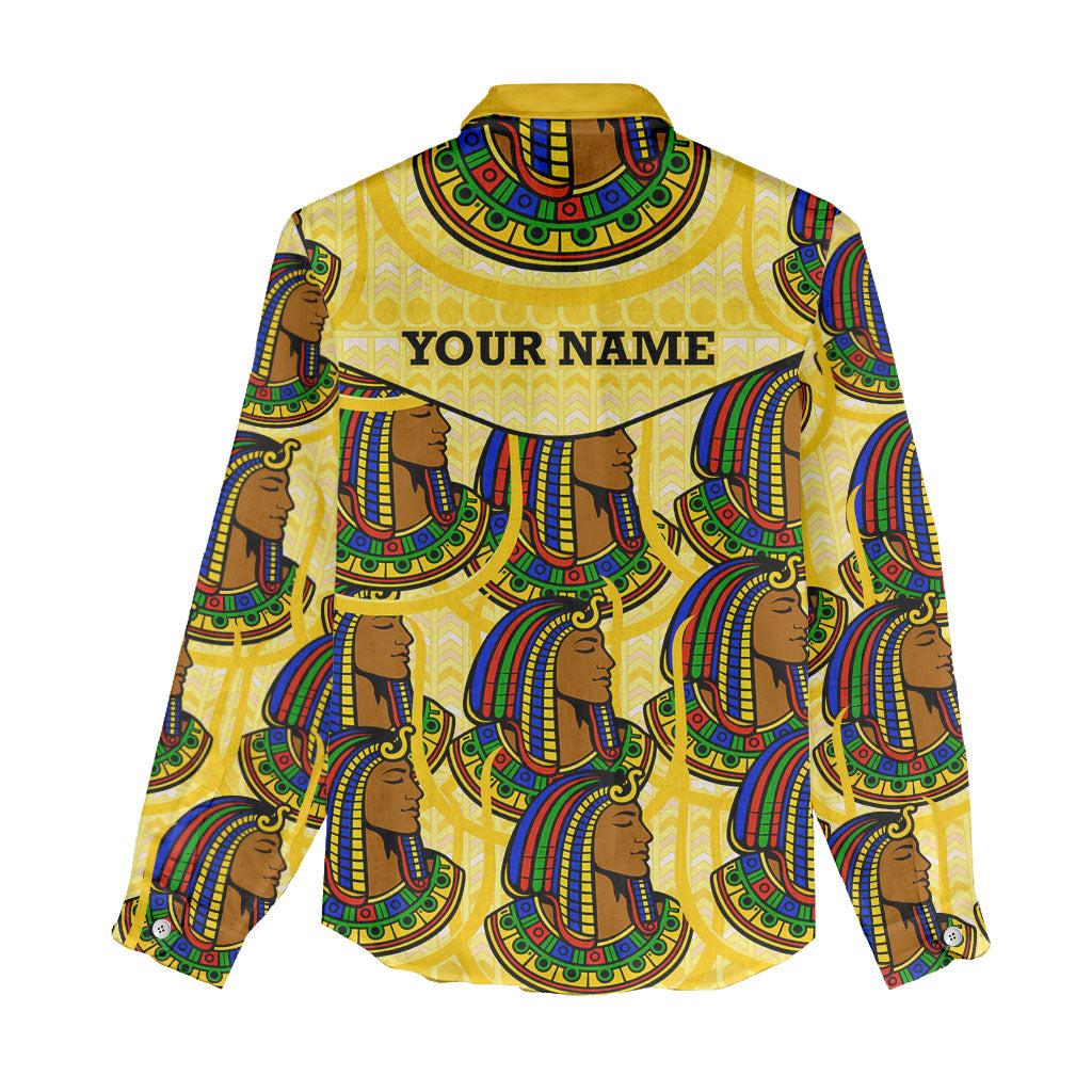 Personalized Daughters Of Isis Women Casual Shirt Ancient Egyptian Goddess Pharaoh