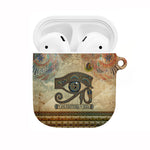 Daughters Of Isis AirPods Case Eye Of Horus Ancient Egyptian Goddess - Vintage Parchment Art