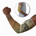 Daughters Of Isis Arm Sleeves Eye Of Horus Ancient Egyptian Goddess - Vintage Parchment Art