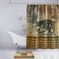 Daughters Of Isis Bathroom Set Eye Of Horus Ancient Egyptian Goddess - Vintage Parchment Art