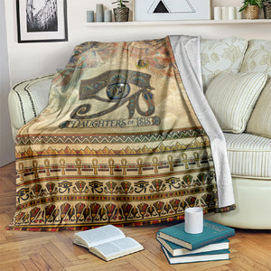 Daughters Of Isis Blanket Eye Of Horus Ancient Egyptian Goddess - Vintage Parchment Art