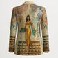 Daughters Of Isis Blazer Eye Of Horus Ancient Egyptian Goddess - Vintage Parchment Art