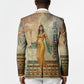 Daughters Of Isis Blazer Eye Of Horus Ancient Egyptian Goddess - Vintage Parchment Art