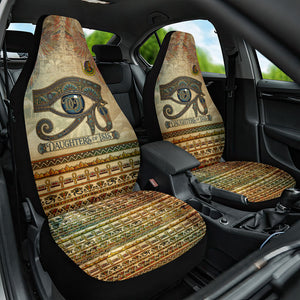 Daughters Of Isis Car Seat Cover Eye Of Horus Ancient Egyptian Goddess - Vintage Parchment Art
