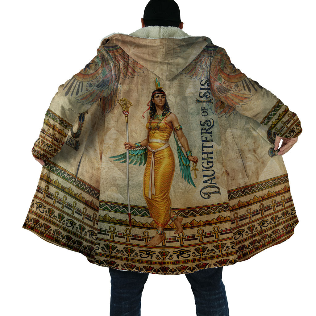 Daughters Of Isis Cloak Eye Of Horus Ancient Egyptian Goddess - Vintage Parchment Art