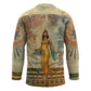 Daughters Of Isis Hockey Jersey Eye Of Horus Ancient Egyptian Goddess - Vintage Parchment Art