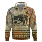 Daughters Of Isis Hoodie Eye Of Horus Ancient Egyptian Goddess - Vintage Parchment Art