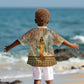 Daughters Of Isis Kid Hawaiian Shirt Eye Of Horus Ancient Egyptian Goddess - Vintage Parchment Art