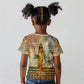 Daughters Of Isis Kid T shirt Eye Of Horus Ancient Egyptian Goddess - Vintage Parchment Art