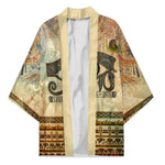 Daughters Of Isis Kimono Eye Of Horus Ancient Egyptian Goddess - Vintage Parchment Art