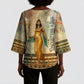 Daughters Of Isis Kimono Sleeve Blouse Eye Of Horus Ancient Egyptian Goddess - Vintage Parchment Art