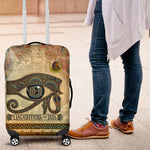 Daughters Of Isis Luggage Cover Eye Of Horus Ancient Egyptian Goddess - Vintage Parchment Art