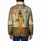 Daughters Of Isis Padded Jacket Eye Of Horus Ancient Egyptian Goddess - Vintage Parchment Art