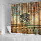 Daughters Of Isis Shower Curtain Eye Of Horus Ancient Egyptian Goddess - Vintage Parchment Art