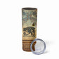 Daughters Of Isis Skinny Tumbler Eye Of Horus Ancient Egyptian Goddess - Vintage Parchment Art