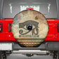 Daughters Of Isis Spare Tire Cover Eye Of Horus Ancient Egyptian Goddess - Vintage Parchment Art