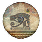Daughters Of Isis Spare Tire Cover Eye Of Horus Ancient Egyptian Goddess - Vintage Parchment Art