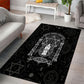 Ordo Templi Orientis Occult Symbolism Area Rug Esoteric Alchemy Sacred Geometry Black
