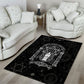 Ordo Templi Orientis Occult Symbolism Area Rug Esoteric Alchemy Sacred Geometry Black