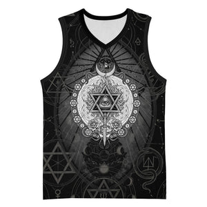 Ordo Templi Orientis Occult Symbolism Basketball Jersey Esoteric Alchemy Sacred Geometry Black