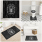 Ordo Templi Orientis Occult Symbolism Bathroom Set Esoteric Alchemy Sacred Geometry Black