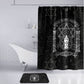 Ordo Templi Orientis Occult Symbolism Bathroom Set Esoteric Alchemy Sacred Geometry Black