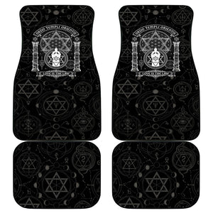 Ordo Templi Orientis Occult Symbolism Car Mats Esoteric Alchemy Sacred Geometry Black