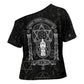 Ordo Templi Orientis Occult Symbolism Cross Shoulder Shirt Esoteric Alchemy Sacred Geometry Black