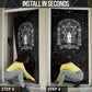 Ordo Templi Orientis Occult Symbolism Door Cover Esoteric Alchemy Sacred Geometry Black
