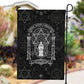 Ordo Templi Orientis Occult Symbolism Garden Flag Esoteric Alchemy Sacred Geometry Black