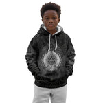 Ordo Templi Orientis Occult Symbolism Kid Hoodie Esoteric Alchemy Sacred Geometry Black