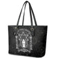 Ordo Templi Orientis Occult Symbolism Leather Tote Bag Esoteric Alchemy Sacred Geometry Black