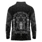 Ordo Templi Orientis Occult Symbolism Long Sleeve Polo Shirt Esoteric Alchemy Sacred Geometry Black