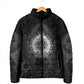 Ordo Templi Orientis Occult Symbolism Padded Jacket Esoteric Alchemy Sacred Geometry Black