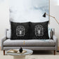 Ordo Templi Orientis Occult Symbolism Pillow Cover Esoteric Alchemy Sacred Geometry Black