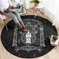 Ordo Templi Orientis Occult Symbolism Round Carpet Esoteric Alchemy Sacred Geometry Black