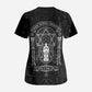 Ordo Templi Orientis Occult Symbolism Scrub Top Esoteric Alchemy Sacred Geometry Black