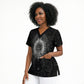 Ordo Templi Orientis Occult Symbolism Scrub Top Esoteric Alchemy Sacred Geometry Black