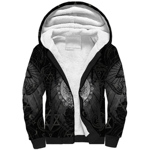 Ordo Templi Orientis Occult Symbolism Sherpa Hoodie Esoteric Alchemy Sacred Geometry Black