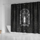 Ordo Templi Orientis Occult Symbolism Shower Curtain Esoteric Alchemy Sacred Geometry Black