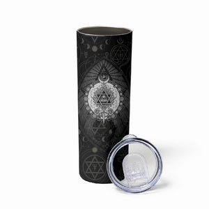 Ordo Templi Orientis Occult Symbolism Skinny Tumbler Esoteric Alchemy Sacred Geometry Black
