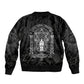 Ordo Templi Orientis Occult Symbolism Sleeve Zip Bomber Jacket Esoteric Alchemy Sacred Geometry Black