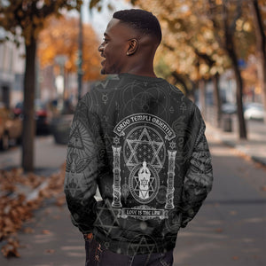 Ordo Templi Orientis Occult Symbolism Sweatshirt Esoteric Alchemy Sacred Geometry Black