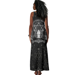 Ordo Templi Orientis Occult Symbolism Tank Maxi Dress Esoteric Alchemy Sacred Geometry Black