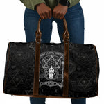 Ordo Templi Orientis Occult Symbolism Travel Bag Esoteric Alchemy Sacred Geometry Black