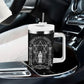 Ordo Templi Orientis Occult Symbolism Tumbler With Handle Esoteric Alchemy Sacred Geometry Black