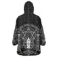 Ordo Templi Orientis Occult Symbolism Wearable Blanket Hoodie Esoteric Alchemy Sacred Geometry Black